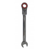 FLEXIBLE & REVERSIBLE RATCHET WRENCH WITH MAGNET  & STOP RING