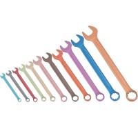 11PCS MICRO-PAINTING TEETH COMBINATION WRENCH SET