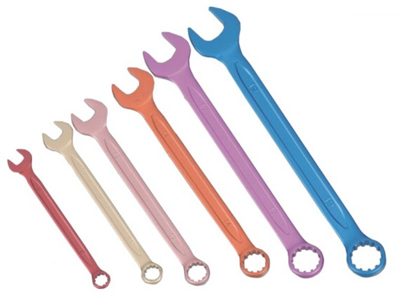 6PCS MICRO-PAINTING TEETH COMBINATION WRENCH SET