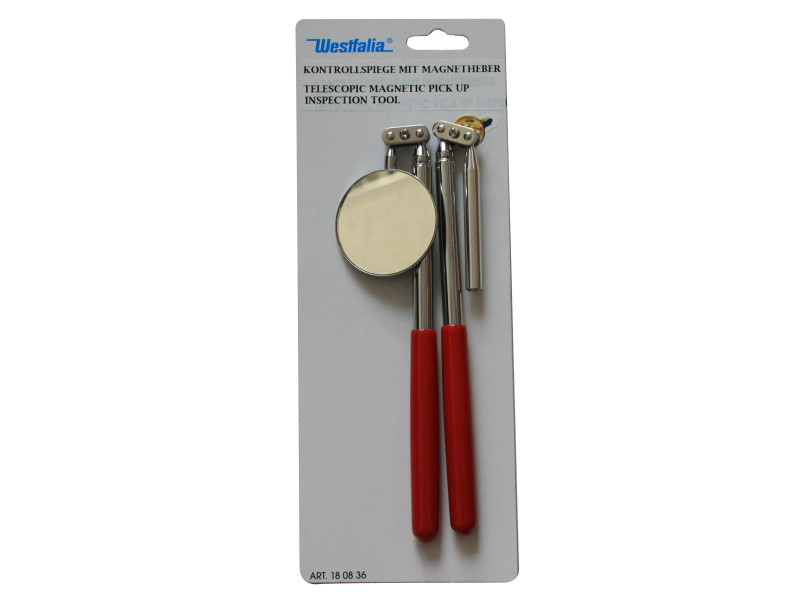 2PCS TELESCOPING MAGNETIC PICK UP TOOL & INSPECTION 