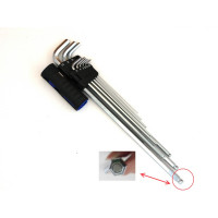 9PC MEGNETIC EXTRA LONG BALL POINT HEX KEY WRENCH 