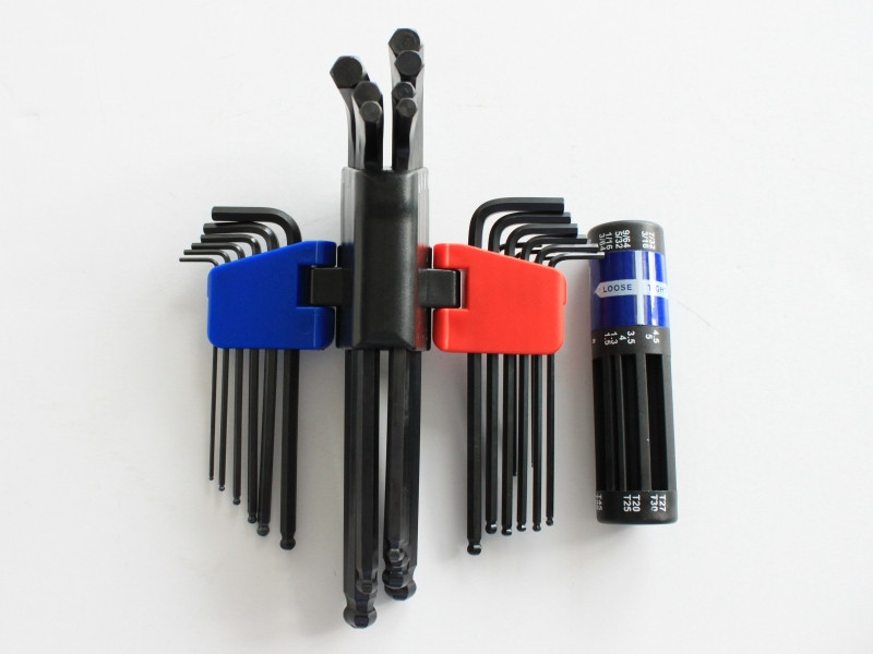 23PC LONG BALL POINT HEX KEY WRENCH SET