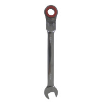 FLEXIBLE & REVERSIBLE RATCHET WRENCH WITH MAGNET  & STOP RING