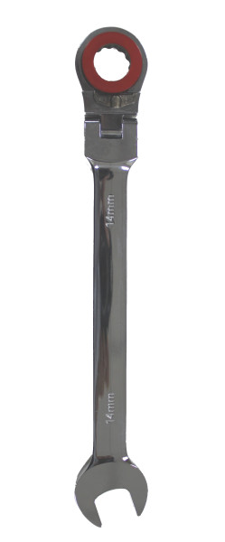 FLEXIBLE & REVERSIBLE RATCHET WRENCH WITH MAGNET  & STOP RING