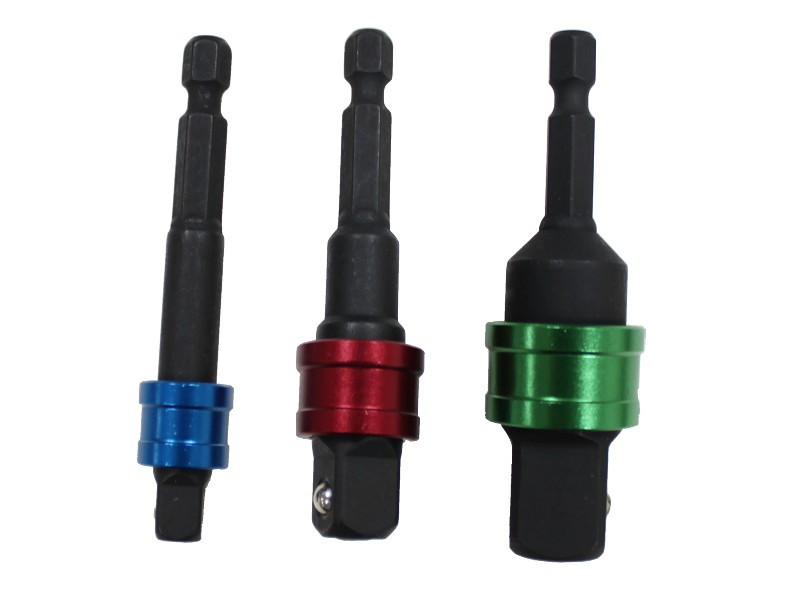 3PCS  SOCKET ADAPTOR SET WITH QUICK RELEASE FUNCTION