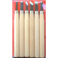 6PCS WOOD CARVING KNIFE SET