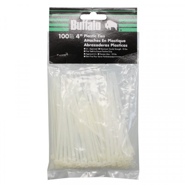 100PC 4"X2.5MM CABLE TIE