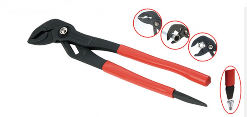 11" SHORT NOSE PLIERS WITH QUICK BOTTONS
