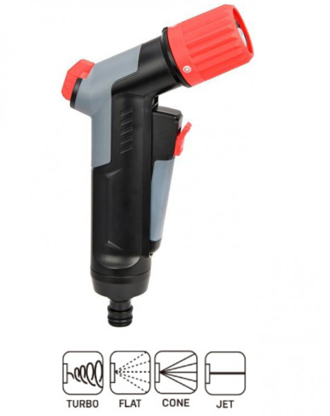 4-PATTERN PUSH-BUTTON CYCLONE NOZZLE