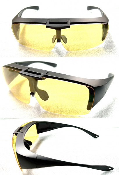 SPORTY FLIP-UP OVERSPECTACLE GLASSES