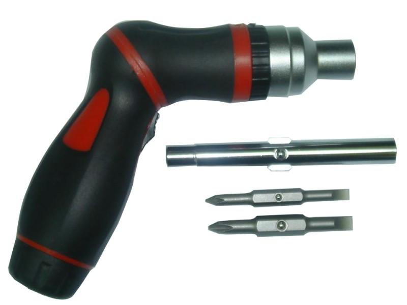 7 IN 1 MULTI-ANGLE HANDLE RATCHET SCREWDRIVER SET