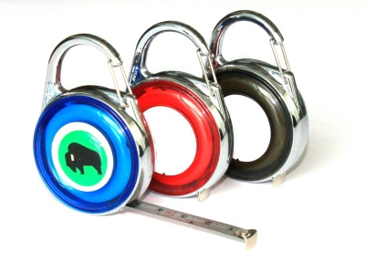 2M MEASURING TAPE WITH SNAP HOOKS